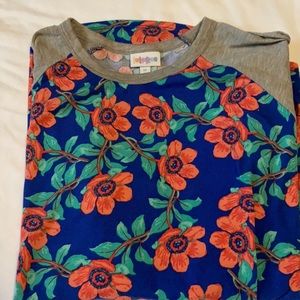 LuLaRoe 3/4 length sleeve size medium